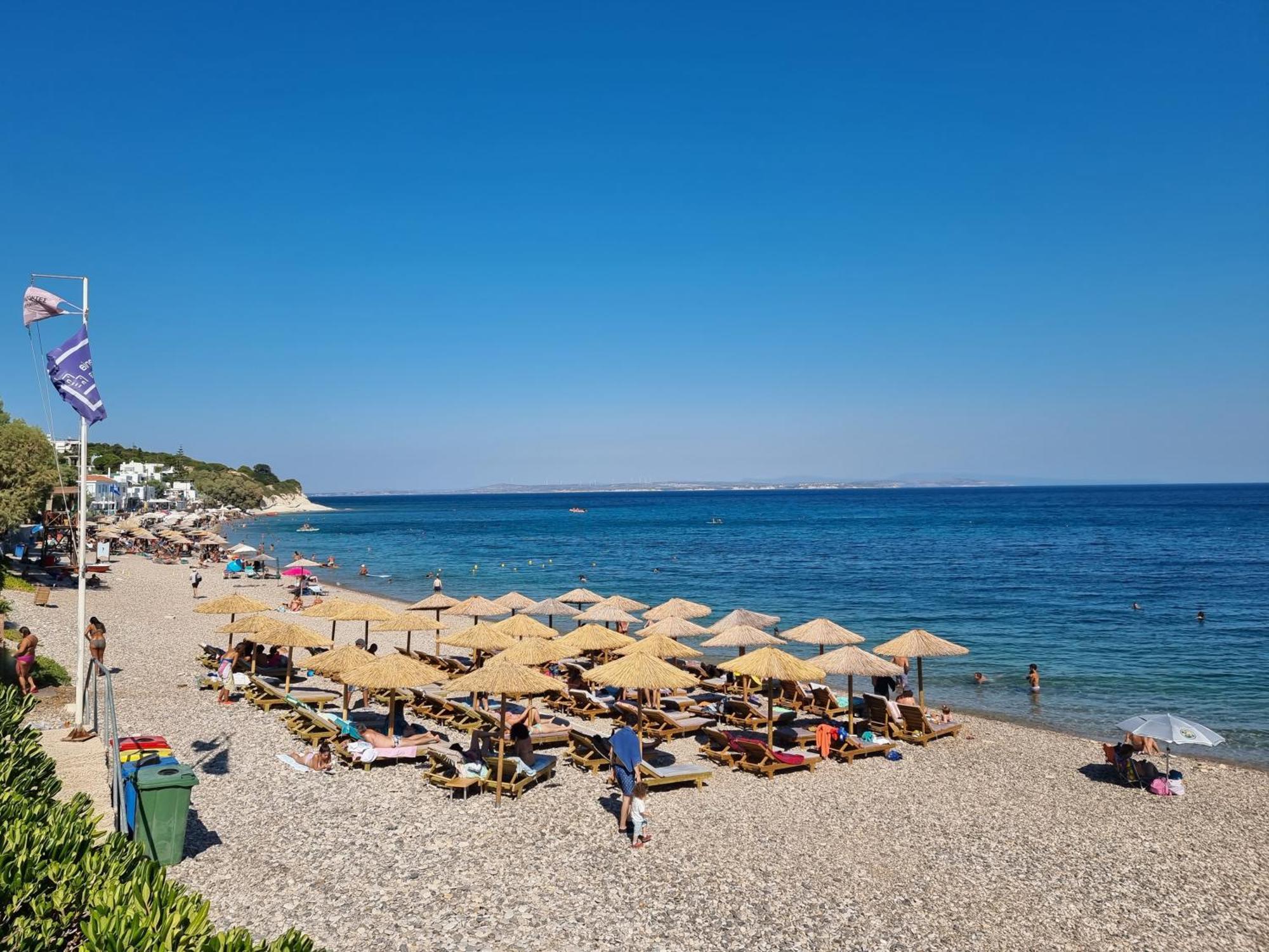 Ilioxenia Chios Studios & Apartments Paralia Agias Foteinis ภายนอก รูปภาพ