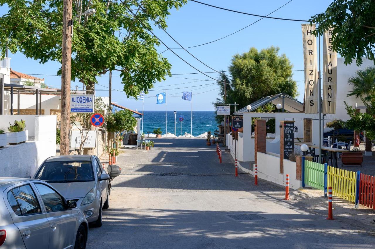 Ilioxenia Chios Studios & Apartments Paralia Agias Foteinis ภายนอก รูปภาพ