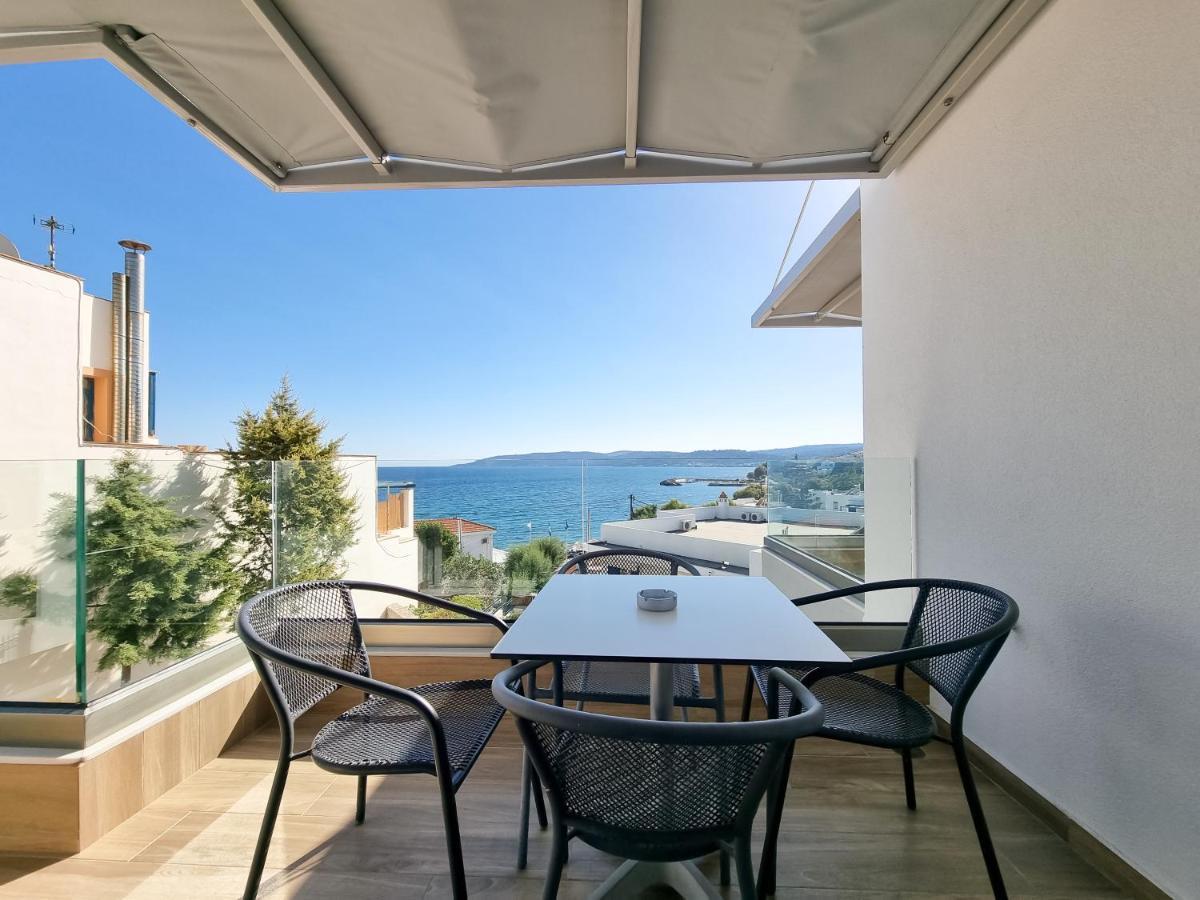Ilioxenia Chios Studios & Apartments Paralia Agias Foteinis ภายนอก รูปภาพ
