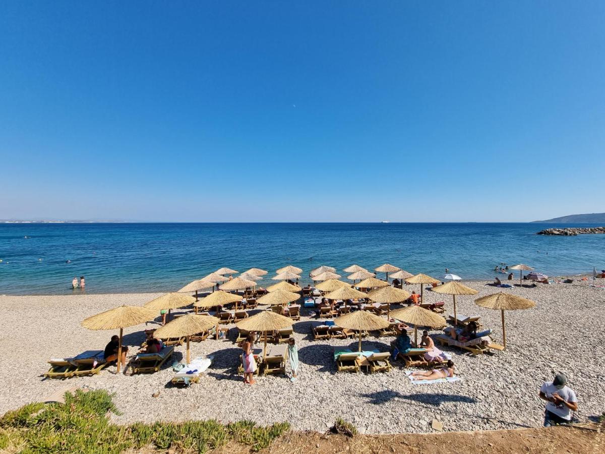 Ilioxenia Chios Studios & Apartments Paralia Agias Foteinis ภายนอก รูปภาพ