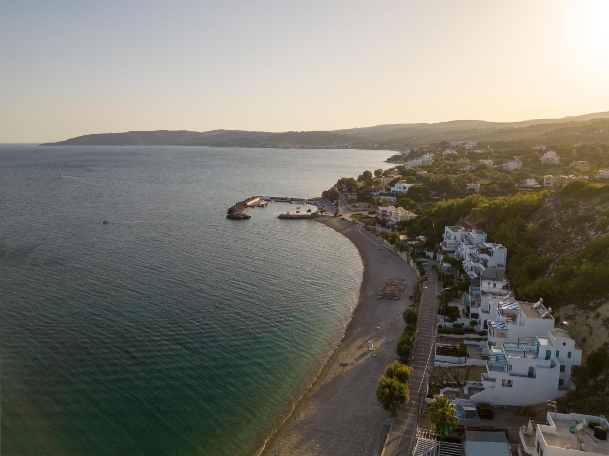 Ilioxenia Chios Studios & Apartments Paralia Agias Foteinis ภายนอก รูปภาพ