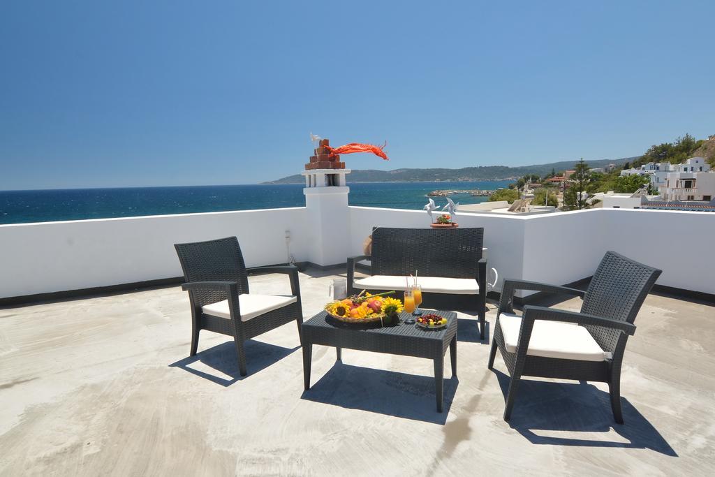 Ilioxenia Chios Studios & Apartments Paralia Agias Foteinis ภายนอก รูปภาพ
