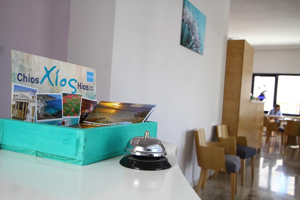 Ilioxenia Chios Studios & Apartments Paralia Agias Foteinis ภายนอก รูปภาพ